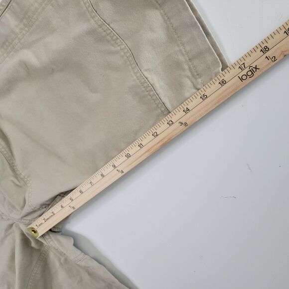 NEW 30 EXPRESS MEN'S CARGO OUTDOOR LONGBOARD SHORTS NEUTRAL KHAKI TAN NWT - Picture 2 of 9